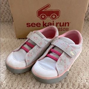 Toddler Girls’ See Kai Run Sneakers, Size 8